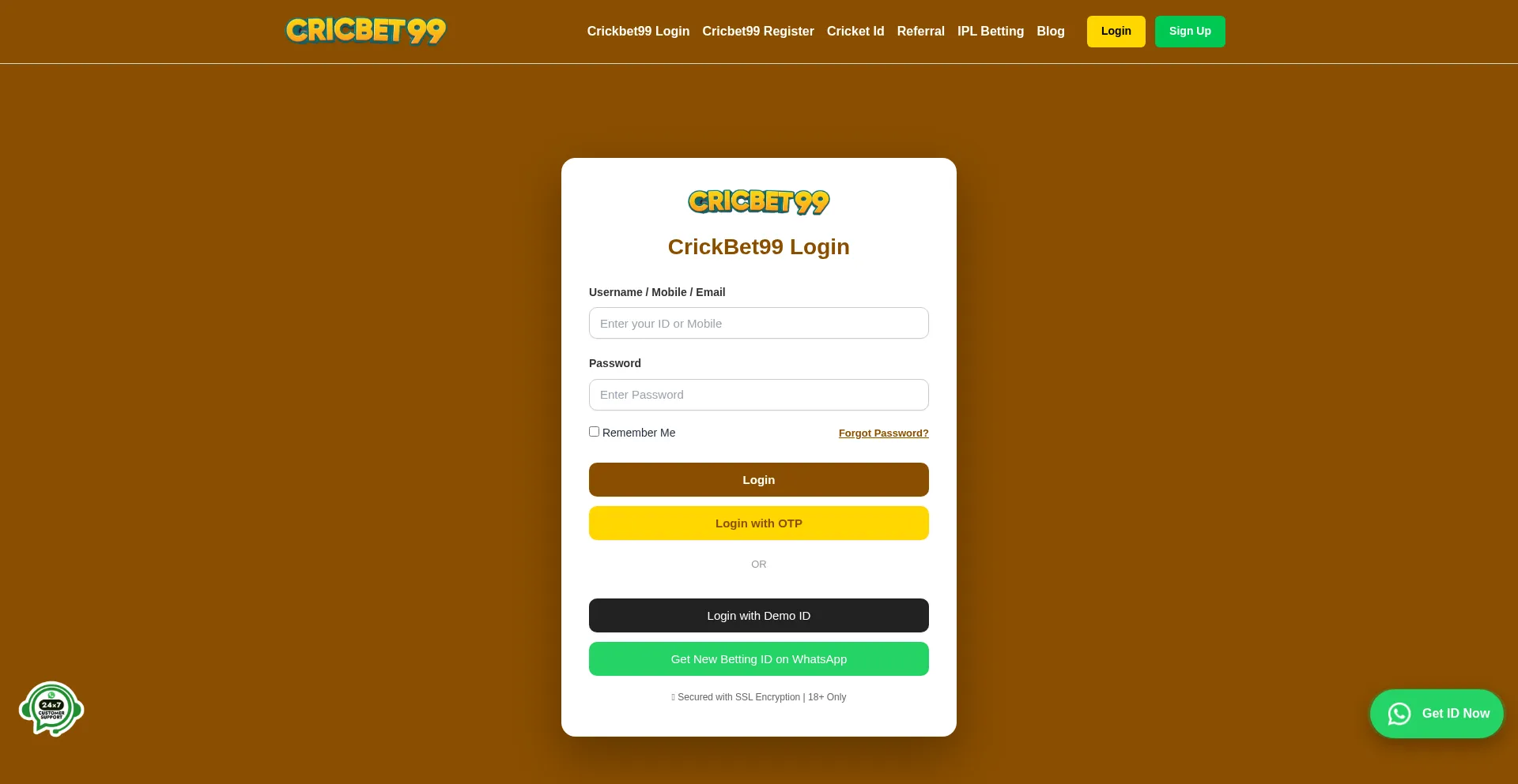 How to Get Your Cricbet99 ID Reddy Anna Login Password?